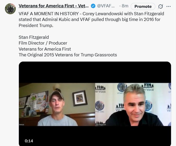 Corey Lewandowski with Stan Fitzgerald